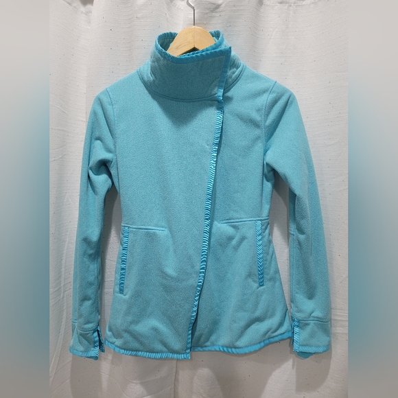 Ivivva Girls Lululemon Big Business Wrap Fleece Wrap/Jacket Sz 12 - Picture 3 of 9